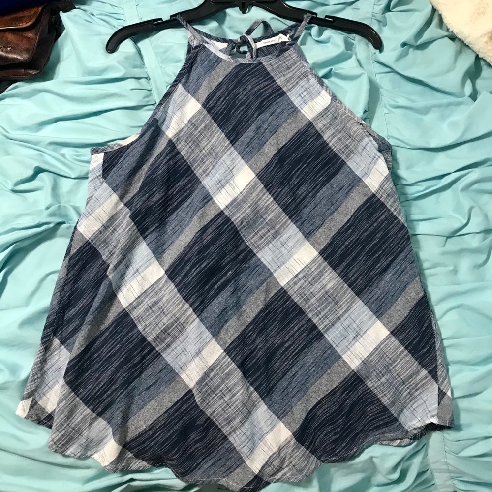 Navy halter top